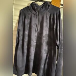 All In Motion Black Camo Quarter-Zip Pullover